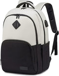 LOVEVOOK School Backpack for Women Men Classic Backpack with 15.6" Laptop Compartment Lightweight Bookbag for College Work High School