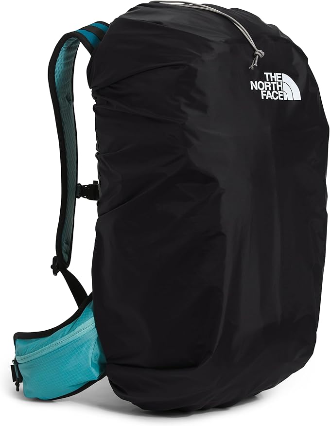 The North Face Fully Waterproof Hiking Backpack Rain Cover - Lightweight & Packable, Elastic Closure, Drain Hole, TNF Black-NPF, X-Small