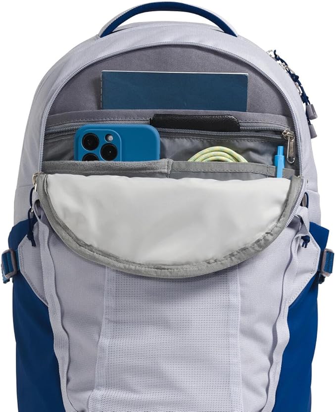 The North Face Women's Recon Everyday Laptop Backpack - PFAS Free, Mystic Haze Dark Heather/Estate Blue, One Size