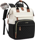 LOVEVOOK Laptop Backpack for Women, 15.6'' Waterproof Nurse Bag Teacher Work Backpack Purse for Women, Travel Computer Backpack for College Office Business Ladies