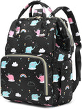 Elephant Laptop Backpack for Women Men, 15.6 inch College School Backpack Bookbag for Work/School/Travel/Business (Black)
