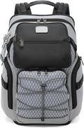 TUMI - Alpha Bravo Nomadic Backpack - Men's Durable Carry On Bag - 18.8" X 15.0" X 9.0" - Fits up to 15" Laptop - Pearl Grey Mesh