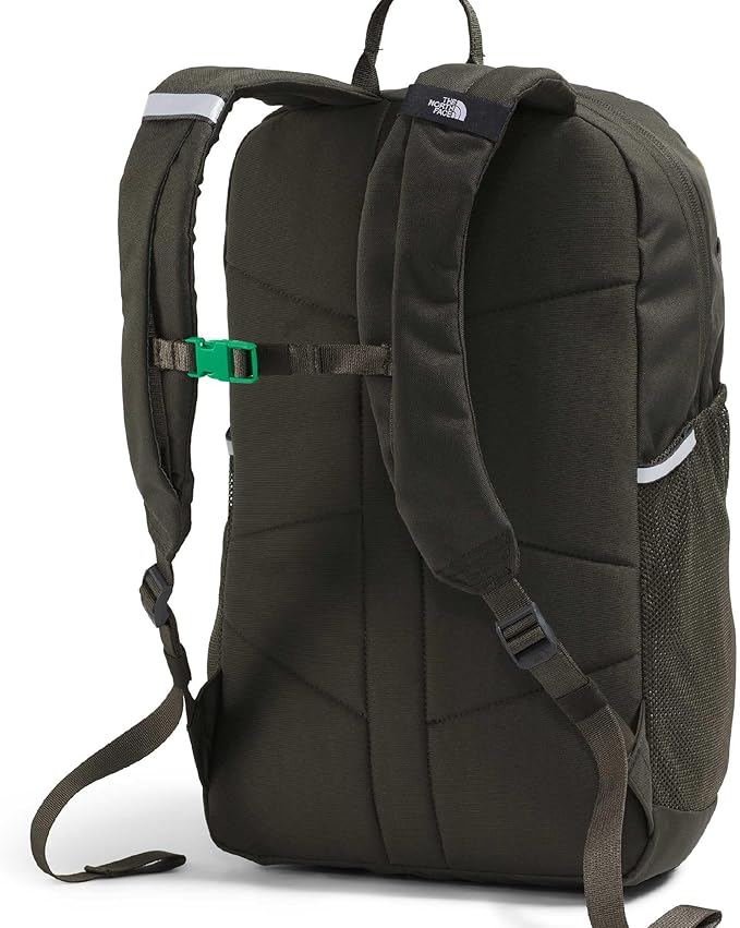 The North Face Kids' Court Jester Backpack - Water-Repellent Travel Bag, Spacious Main Compartment, for Tweens/Young Teens, Cedar/New Taupe Green/Lava Red, One Size
