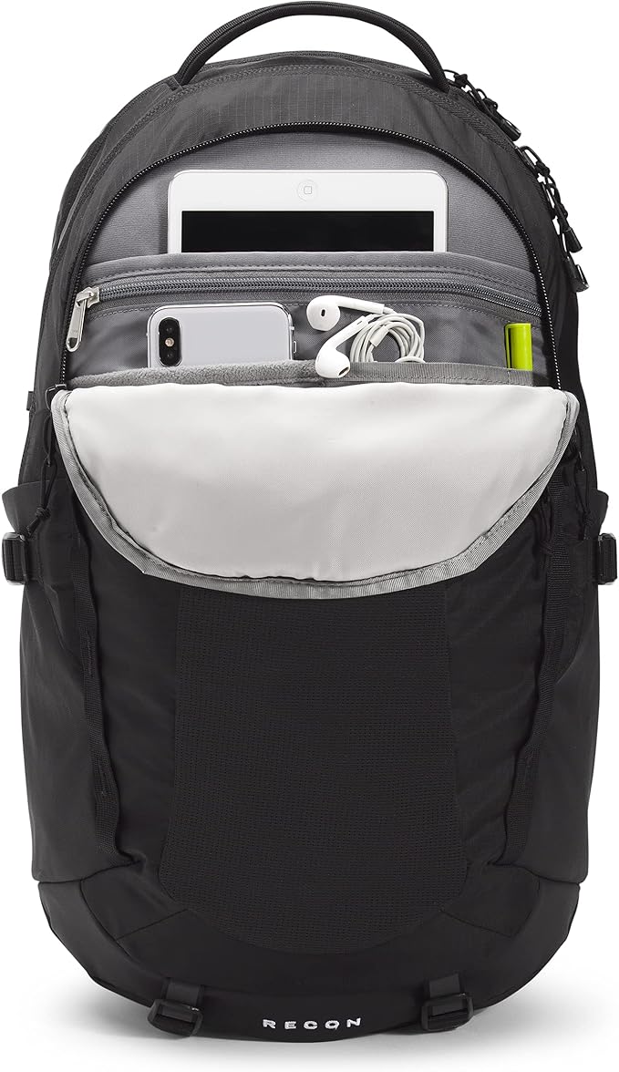 The North Face Women's Recon Everyday Laptop Backpack, TNF Black/TNF Black, One Size