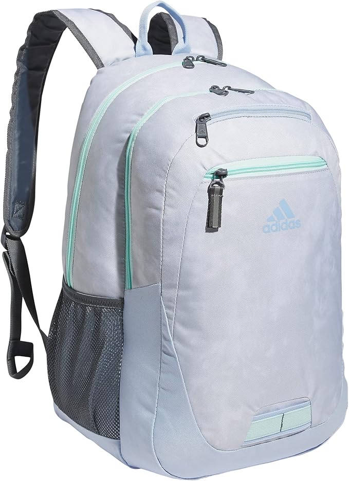 adidas Unisex Foundation Backpack for Laptop, Large Durable Athletic Gym Bag