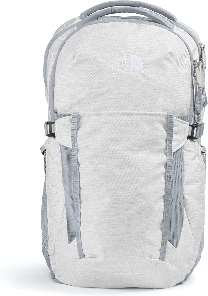 The North Face Women's Pivoter Everyday Laptop Backpack, TNF White Metallic Mélange/Mid Grey, One Size