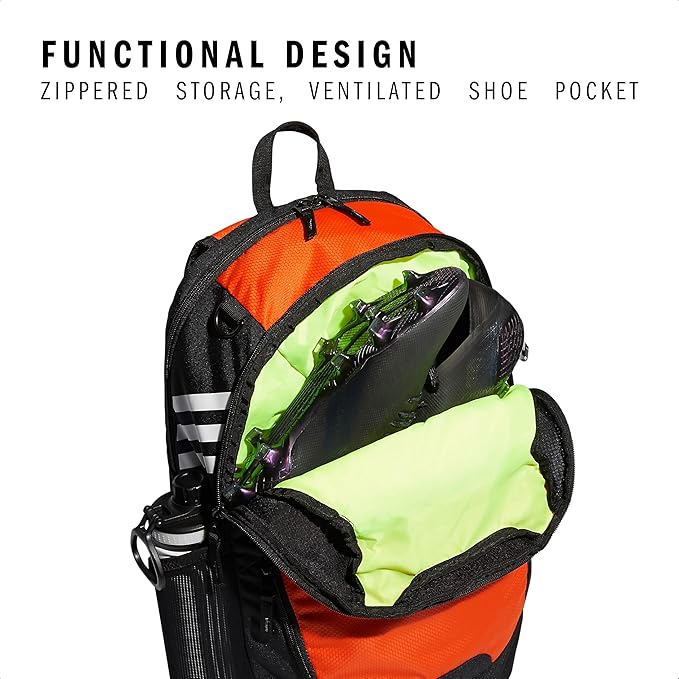 adidas Stadium 3 Soccer Backpack with Ball Pocket, 36L