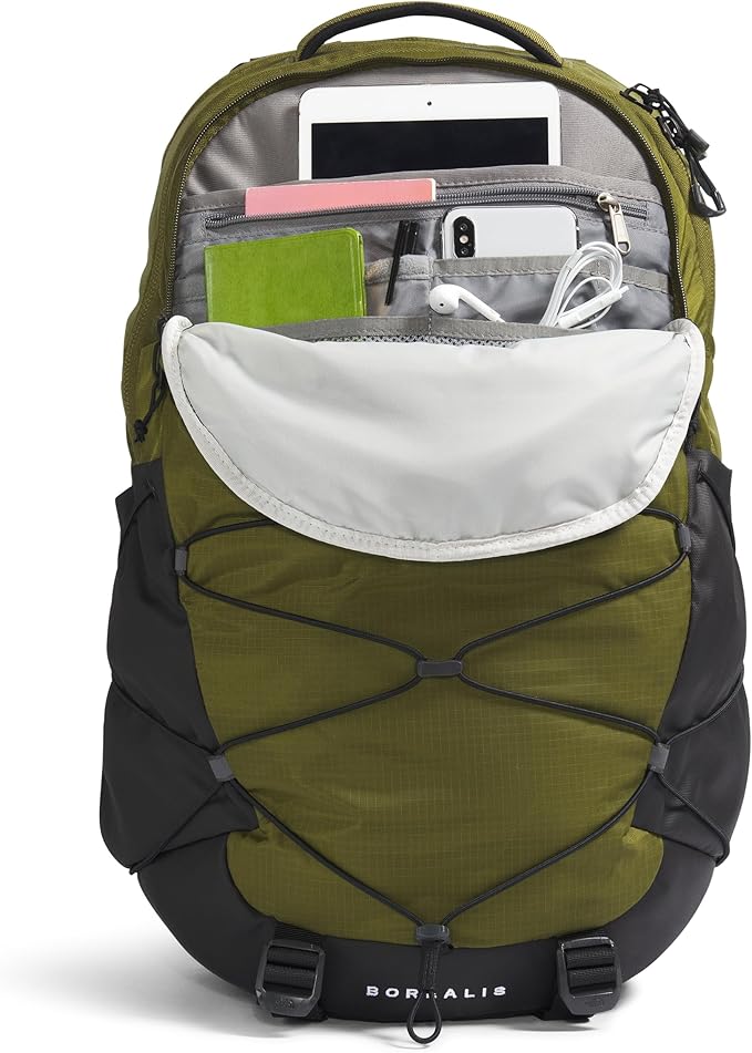 THE NORTH FACE Borealis Commuter Laptop Backpack, Forest Olive/TNF Black, One Size