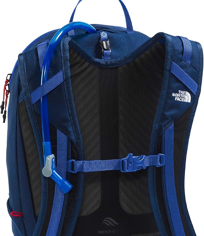 The North Face Basin 18 Liter Technical Daypack with Rain Cover - Unisex Backpack, Sternum Strap, Hiking Pole Attachment, Estate Blue/TNF Blue, One Size