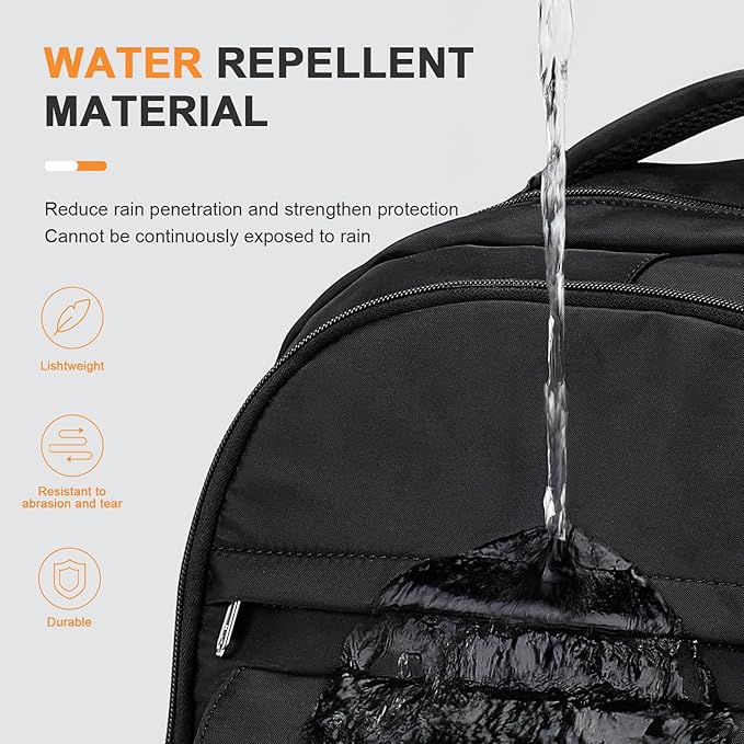 School Backpack For Women Men College Backpack With Lots Of Pockets Cute BookBag Casual Daypack Backpacks For Teens Girls Boys Waterproof(Black)