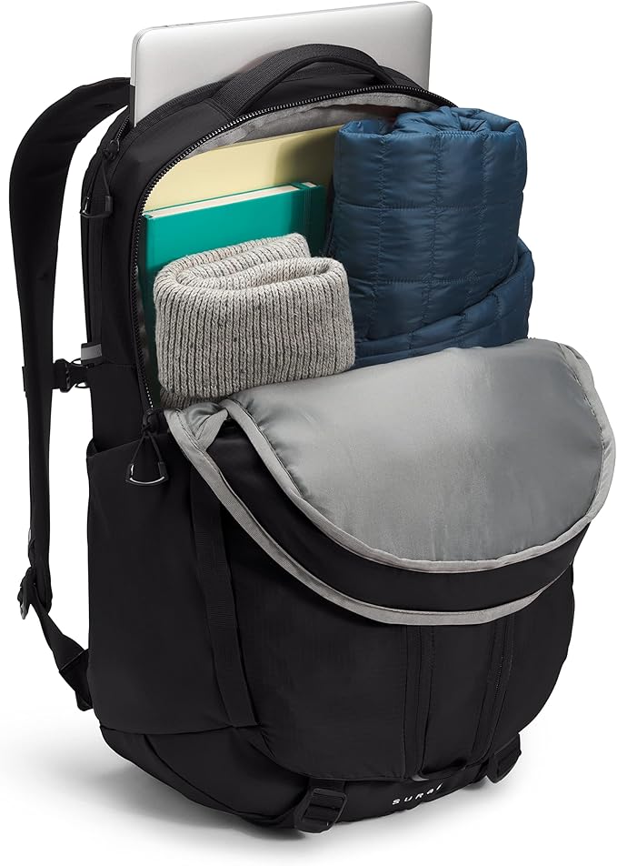 THE NORTH FACE Surge Commuter Laptop Backpack | Daypack With Water Repellent Finish, 16" Laptop Sleeve, Reflective Details