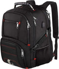 LTINVECK Travel Laptop Backpack, Extra Large Backpack for Men Women with USB Charging Port, TSA Friendly Heavy Duty Big Business Computer Bag Tech Backpacks Bag Fit 17 Inch Laptops, RFID Backbag