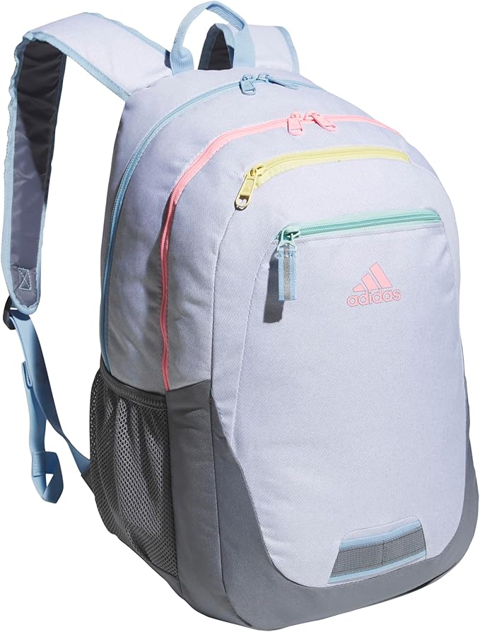 adidas Unisex Foundation Backpack for Laptop, Large Durable Athletic Gym Bag