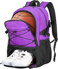 Goloni Basketball Bag,Large Sports Bag with with Separate Ball & Shoe Compartments,Gym Bag for Basketball,Soccer,Volleyball