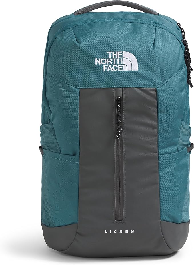 The North Face Lichen Daypack - Everyday Commuter Backpack, Laptop Sleeve, Water Bottle Pockets, Center Front Pouch, Space/Anthracite Grey, One Size