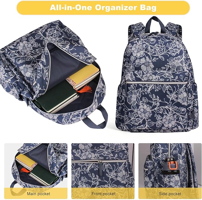 Backpack for School Teens Boys Girls, Lightweight Casual Backpacks for Men and Women, Classic Basic Water Resistant Casual Daypack, 15.6 Inch Laptop Bookbag for College High School Work Travel