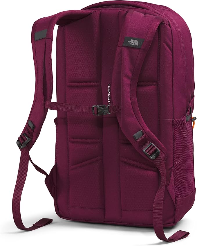 The North Face Women's Jester Everyday Laptop Backpack, Boysenberry/Mandarin, One Size