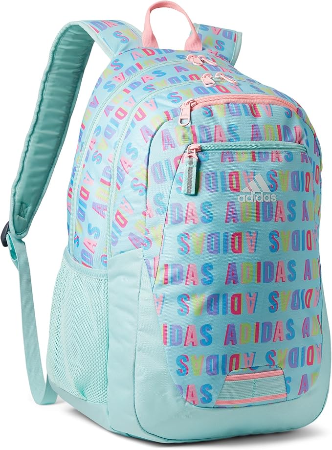 adidas Unisex Foundation Backpack for Laptop, Large Durable Athletic Gym Bag