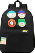 South Park Backpack for Men Teens Boys Daypack Gym Travel Bag Bookbag Rucksack College Work Funny Gifts for Men (Black)