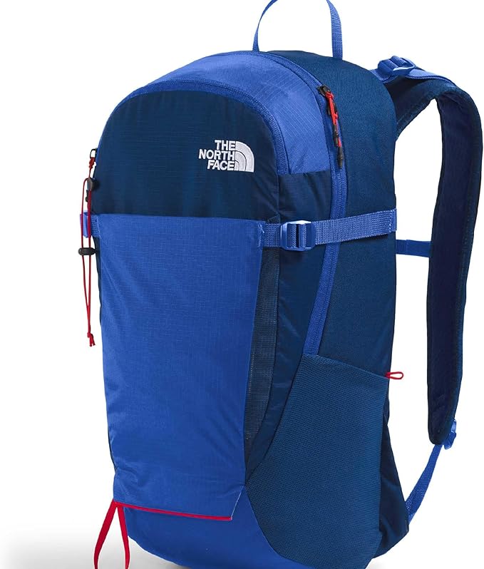 The North Face Basin 24 Liter Technical Daypack with Rain Cover - Unisex, Hiking Pole Attachment, Compression Straps, Estate Blue/TNF Blue, One Size