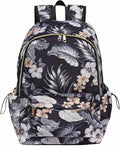 ESVAN Personalized Gifts Backpack Canvas Linen Nylon 17 inch Laptop Bag for Women Casual College