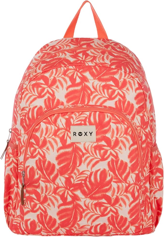 Roxy Women's Moon Magic Backpack | Travel | Vacation | Everyday Carry | Laptop Sleeve | Padded Straps | 22L - Coral Palm Haze