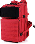 gracedon Tactical Backpack for Men 3 Day Rucksacks for Trekking Camping (red)