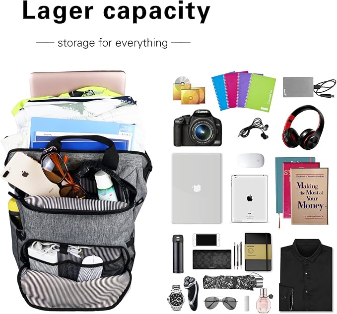 Hap Tim Laptop Backpack, Travel Backpack for Women,Work Backpack (7651-BG)