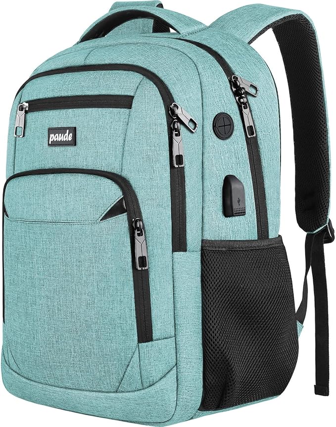 Paude School Backpack,15.6 Inch Laptop Backpack Women Bookbag Rucksack for Teen Girls,School Bags for Teens