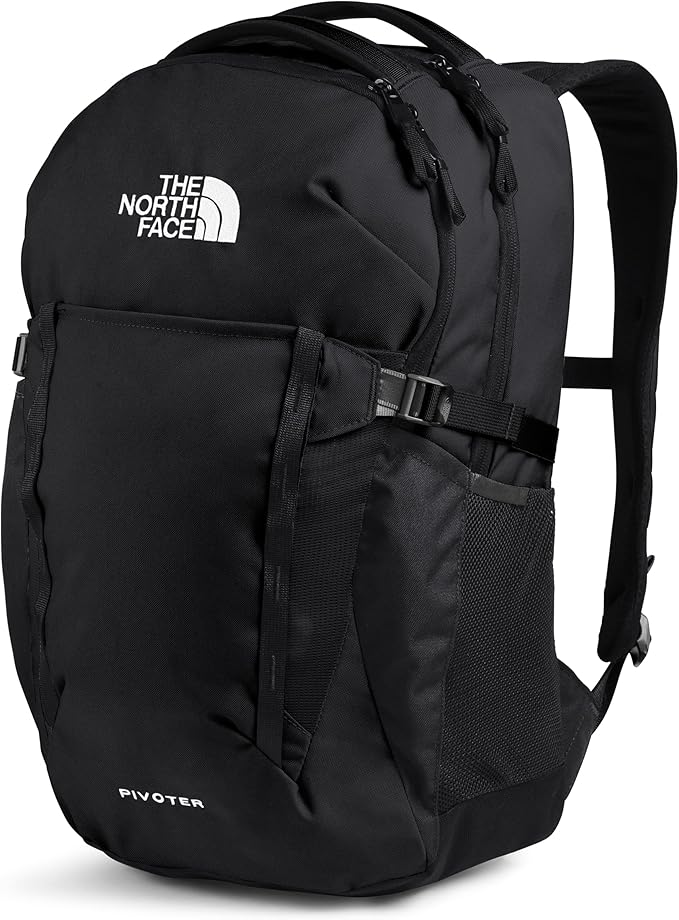 The North Face Pivoter Everyday Laptop Backpack - NPF, TNF Black-NPF, One Size