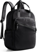 Women Backpack with 15.6” Laptop Sleeve for Travel, Work and College, Lightweight Water-resistant Backpack for Women with 8 Pockets, Black