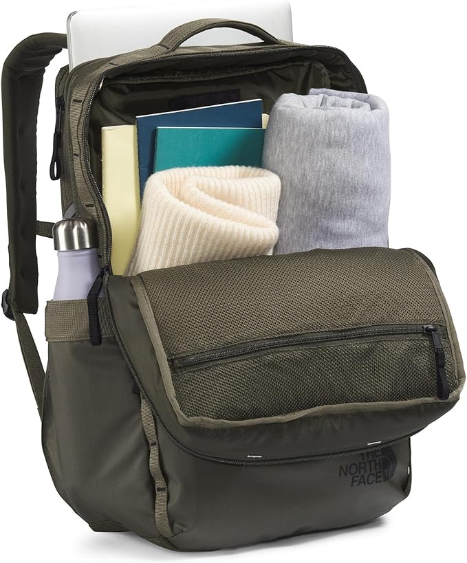 The North Face Base Camp Voyager Daypack - PFAS Free, New Taupe Green/TNF Black-NPF, One Size