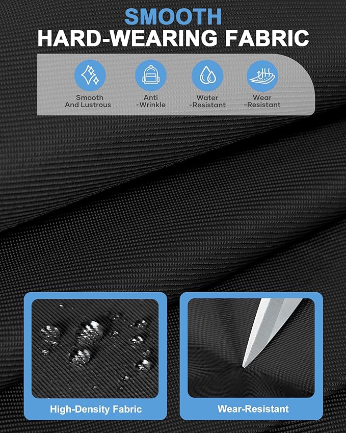 VGCUB Black School Backpacks Travel Book Bag Waterproof Work Light Aesthetic College Backpack for School Girls Boys Teens Mochilas Escolares Para Niñas Casual Daypack for Women Men