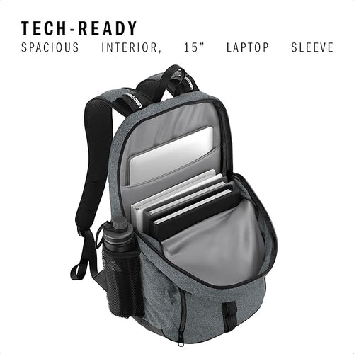 adidas Primetime Large Backpack for women and men, big bag with laptop sleeve