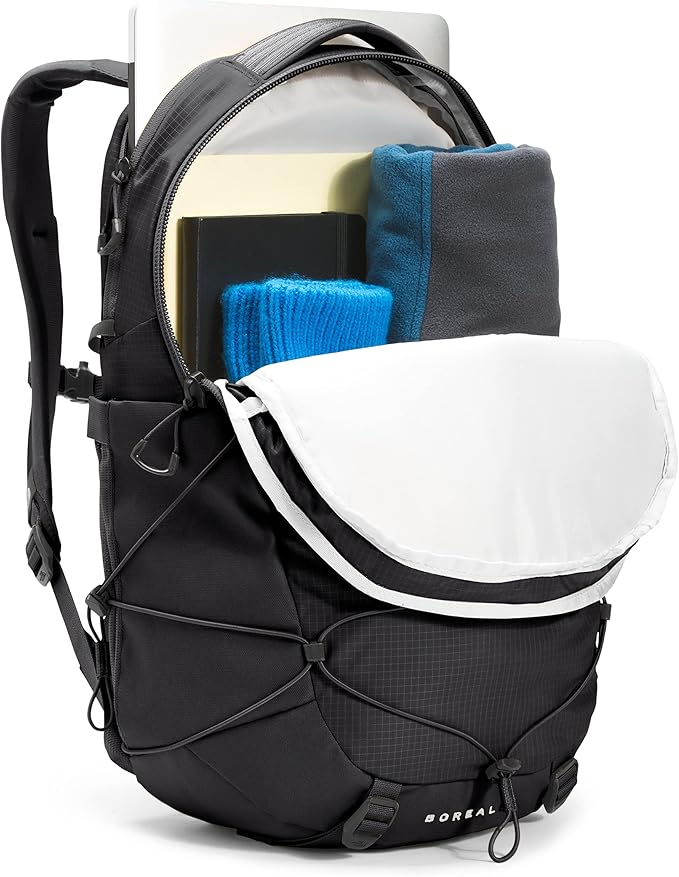 The North Face Women's Borealis Commuter Laptop Backpack, TNF Black/TNF White, One Size