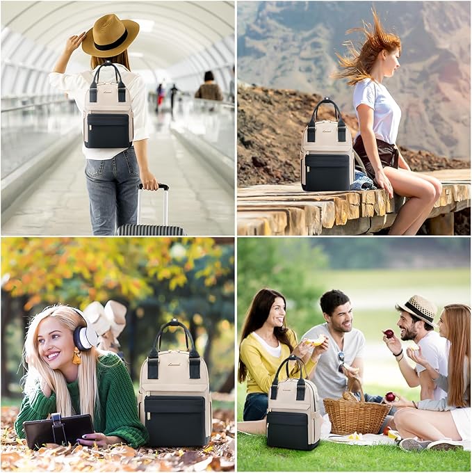 LOVEVOOK Mini Backpack for Women Stylish Waterproof Backpack Purse with USB Port, Cute Daypack for College Travel Party