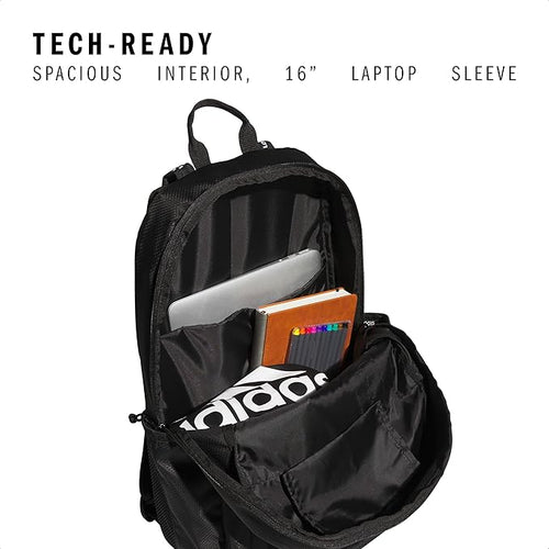 adidas Excel Backpack for Men & Women – Durable Large Athletic Laptop Bag