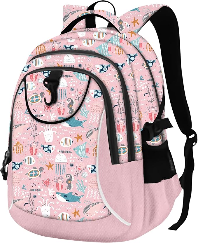 rickyh style School Backpack Travel Bag for Men & Women Lightweight College Back Pack with Laptop Compartmen