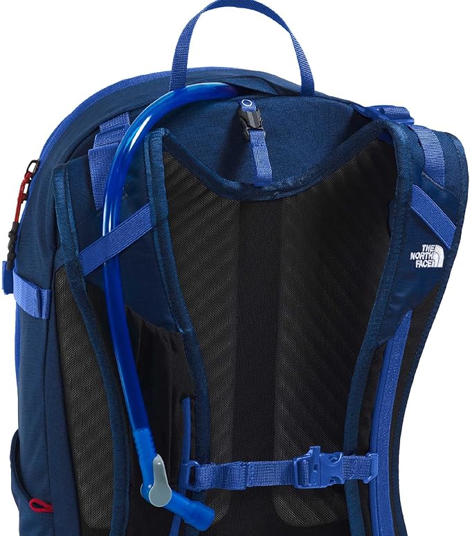 The North Face Basin 24 Liter Technical Daypack with Rain Cover - Unisex, Hiking Pole Attachment, Compression Straps, Estate Blue/TNF Blue, One Size