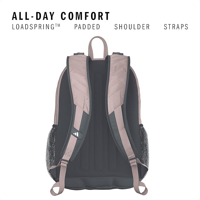 adidas Primetime Large Backpack – Daypack for Travel Sports Gym Work School, 41L