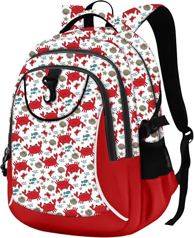 rickyh style School Backpack Travel Bag for Men & Women Lightweight College Back Pack with Laptop Compartmen