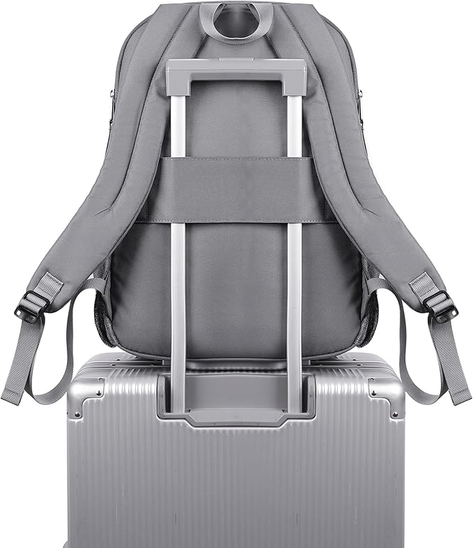 abshoo 32L Big Student Laptop Backpack For College Men Women Middle High School Teen Bookbag Travel Backpack Daypack (Grey)