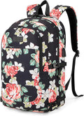Tzowla Backpack Purse for Women with Giant Tumbler Holder Pocket, Stylish Travel Casual Daypack, Work Shopping Bag Light Weight For Men Fits 15.6 Inch Laptop Netbook- Flower