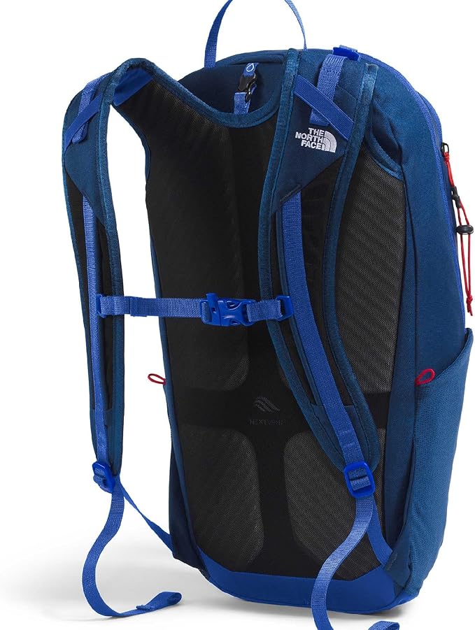The North Face Basin 18 Liter Technical Daypack with Rain Cover - Unisex Backpack, Sternum Strap, Hiking Pole Attachment, Estate Blue/TNF Blue, One Size
