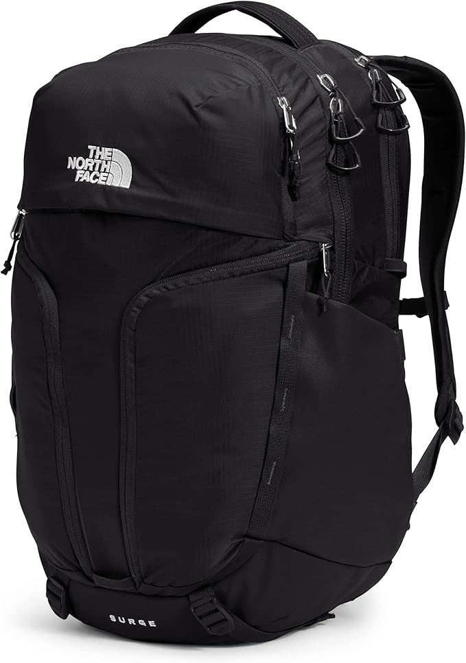 The North Face Women's Surge Commuter Laptop Backpack, TNF Black/TNF Black, One Size