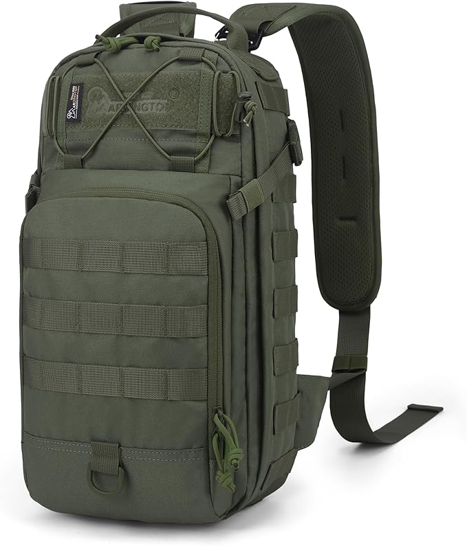 Mardingtop Small Tactical Backpack,Molle Military Rucksack Daypack for Backpacking Camping Hiking Traveling,18L Backpack