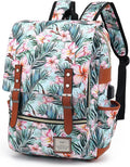 YGR Floral Laptop Backpack for Women, Female, School, Travel, Business, Outdoor Sports, Office, Work