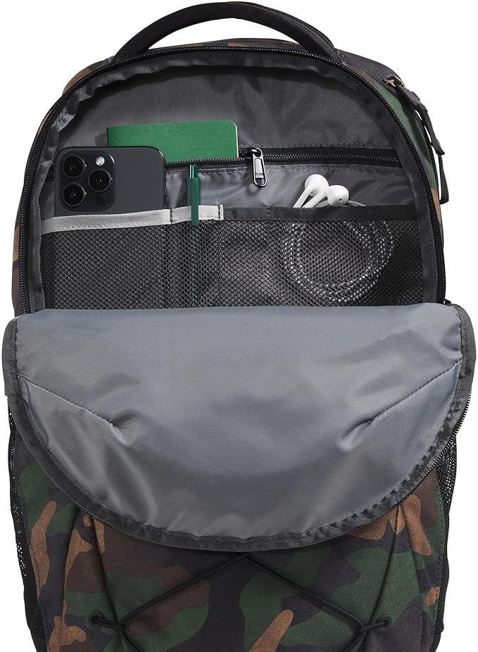 The North Face Jester Everyday Laptop Backpack - Commuter Daypack, Water Repellent, Laptop Sleeve, TNF Black Camo/TNF Black, One Size