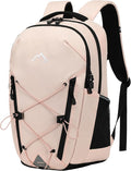 AO ALI VICTORY Women's Laptop Backpack 15.6 inch,Travel Backpack for Men,College Bookbag, Lightweight Outdoor Sport Hiking Back Pack, Everyday Daypack, Pink
