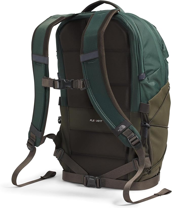 The North Face Borealis Commuter Laptop Backpack - Water Repellent, Laptop Sleeve, Large Main Compartment, Duck Green/New Taupe Green, One Size